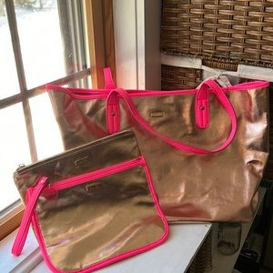 Bando rose gold/pink tote (please note the cosmetic bag IS NOT available)